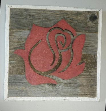 Reclaimed Wood Mascot - Rose