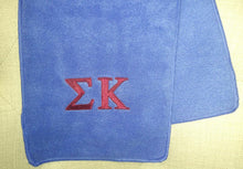 Embroidered Fleece Scarf - Sigma Kappa