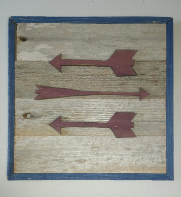 Reclaimed Wood Mascot - Arrows