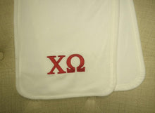 Embroidered Fleece Scarf - Chi Omega