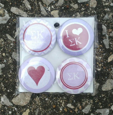 Magnet 4-Pack - Sigma Kappa