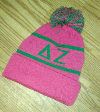 Knit Sor. Colors Beanie - Delta Zeta