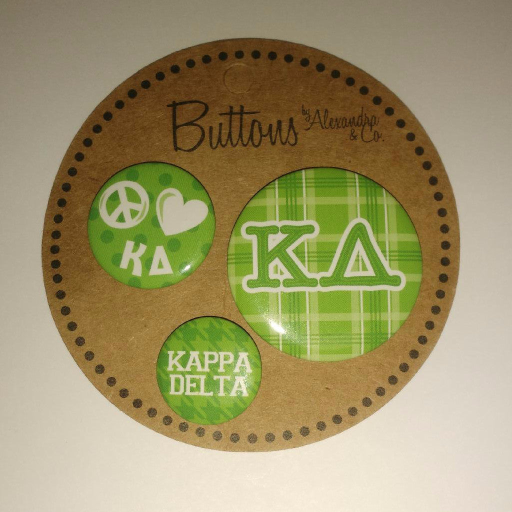 Button Set - Kappa Delta