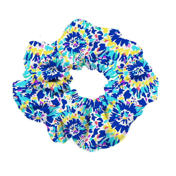 Scrunchie- Printed Bright Tie-Dye