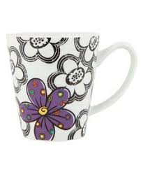 Mascot Floral Mug - Violet