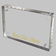 Acrylic Magnetic Frame- Zeta Tau Alpha